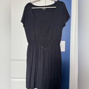 Lands' End Women's Cotton Smocked Waist Dress